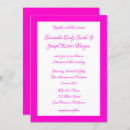 Search for neon pink wedding invitations Trendy
