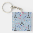 Search for eiffel square key rings French flag