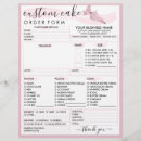 Search for bakery order forms Cake order form