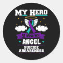 Search for my angel stickers Purple