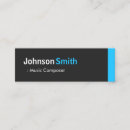 Search for composer business cards Arranger
