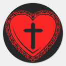 Search for gothic cross stickers Black
