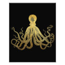 Search for metallic gold foil posters Black
