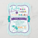 Search for purple and turquoise baby shower invitations Cute