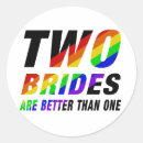 Search for two brides stickers Rainbow