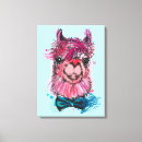 Search for cute llama canvas prints Alpaca