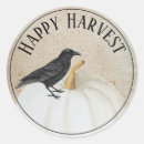 Search for fall harvest stickers Crow