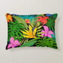 Search for tropical flower cushions Black
