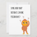 Search for monkey birthday cards Old