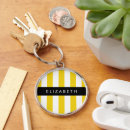 Search for yellow and white patterns key rings Geometric pattern