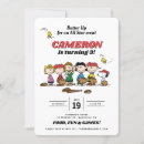 Search for gangs invitations Snoopy sports party