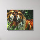 Search for tiger face canvas prints Animal