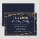 Search for suprise party invitations Glitter
