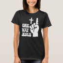 Search for jesus one way tshirts Finger
