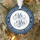 Search for newlywed christmas tree decorations Double sided