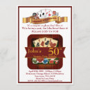 Search for gambling birthday invitations 70th