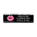 Search for lips return address labels Kiss