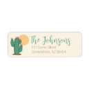 Search for southwestern return address labels Cactus