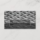 Search for diamond plate business cards Metal