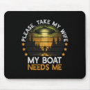 Search for funny sailing mouse mats Weekend boating