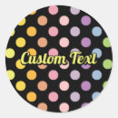 Search for rainbow polka dot stickers Colourful