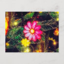 Search for neon flowers postcards Modern