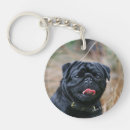 Search for black pug key rings Carlin