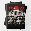 Search for santa wrapping paper Xmas