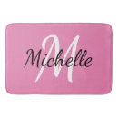 Search for initial bath mats Girly