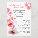 Search for ladies tea party invitations Pretty