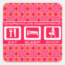 Search for shopaholic stickers For her