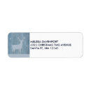 Search for reindeer antlers return address labels Rustic