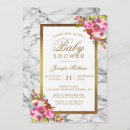 Search for pink black gold baby shower invitations Floral
