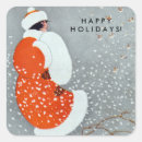 Search for red coat stickers Vintage