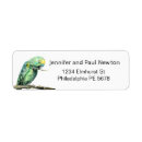 Search for parrot return address labels Pet
