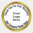 Search for thank you for your business stickers Branded