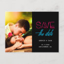 Search for neon save the dates Engagement