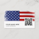 Search for government business cards Stars and stripes