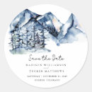 Search for blue save the date stickers Rustic
