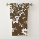 Search for brown and white bath towels Floral