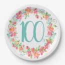 Search for 100th birthday plates Modern
