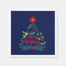 Search for holly leaves napkins Xmas