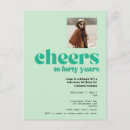 Search for trendy 40th birthday invitations Retro