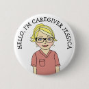 Search for blondes badges Cartoon