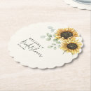 Search for sunflower coasters Botanical