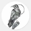 Search for the crow stickers Illustration