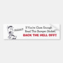 Search for hell bumper stickers Funny