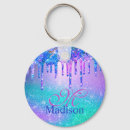 Search for purple ombre key rings Glitter