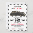 Search for classic car birthday invitations Old