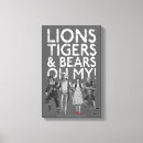 Search for lion canvas prints Wizard of oz